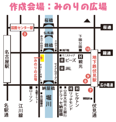 nayabashi map