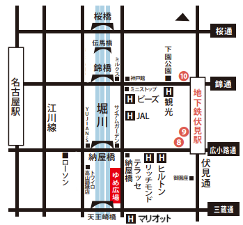 nayabashi map