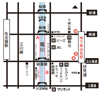 nayabashi map