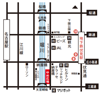 nayabashi map